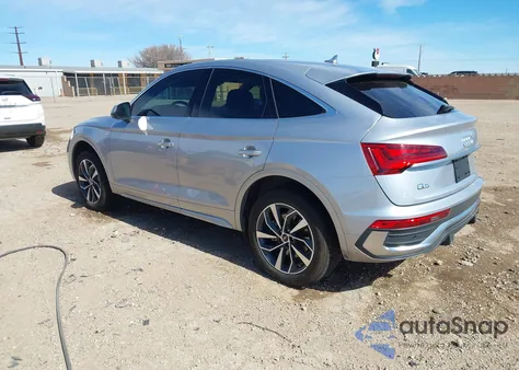 2023 Audi Q5 Sportback Premium Plus 45 Tfsi S Line Quattro S Tronic z USA, uszkodzony, nr VIN WA15AAFYXP2059720